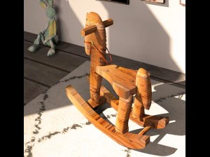 rocking horse 3D Model