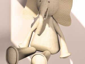 elephant doll 3Dモデル