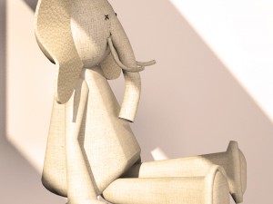 elephant doll 3Dモデル