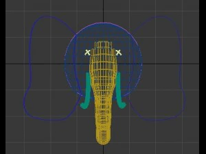 elephant 3d wall doll element 3D Model
