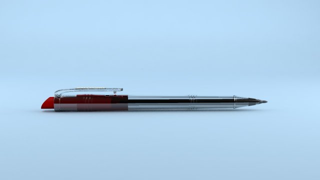 ballpoint 3D Модель .c4d .max .obj .3ds .fbx .stl .blend 