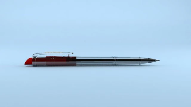 ballpoint 3D Model .c4d .max .obj .3ds .fbx .stl .blend 