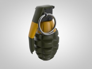 hand grenade 3D 模型