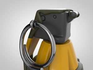 hand grenade 3D 模型