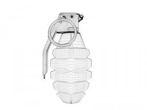 hand grenade 3D 模型