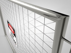 steel fence 3D Model