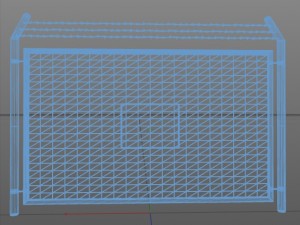steel fence 3D Model