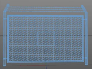 steel fence 3D Model