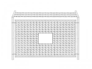 steel fence 3D Model
