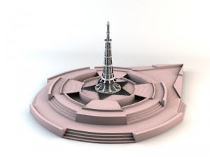 minar-e-pakistan lahore Modelo 3D