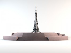 minar-e-pakistan lahore Modelo 3D