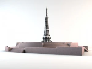 minar-e-pakistan lahore 3D Model