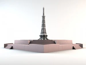 minar-e-pakistan lahore 3D Model