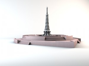 minar-e-pakistan lahore Modelo 3D
