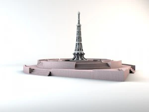 minar-e-pakistan lahore 3D Model