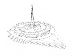 minar-e-pakistan lahore 3D Model