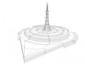 minar-e-pakistan lahore 3D Model
