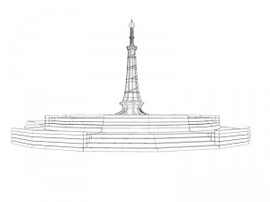 minar-e-pakistan lahore 3D Model