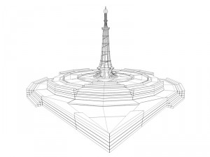 minar-e-pakistan lahore Modelo 3D