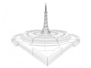 minar-e-pakistan lahore 3D Model