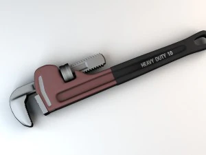 cl&eacute; &agrave; tube low poly Modèle 3D