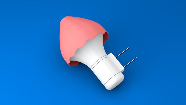 light bulb 3D 模型 .c4d .max .obj .3ds .fbx .stl .blend 
