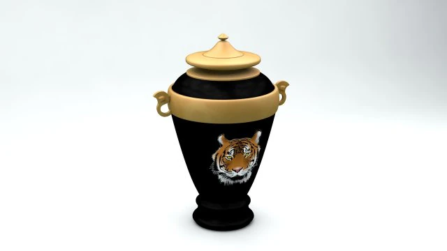 greek vase 3D Model .c4d .max .obj .3ds .fbx .stl .blend 