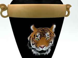 greek vase 3D मॉडल