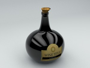 dutch onion bottle 3D 模型