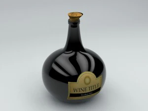 네덜란드 양파 병 3D 모델