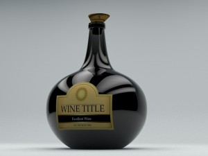 dutch onion bottle 3D Модель