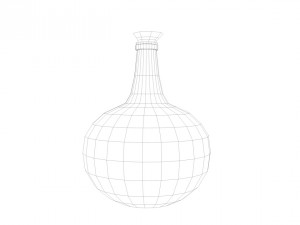 dutch onion bottle 3D Модель