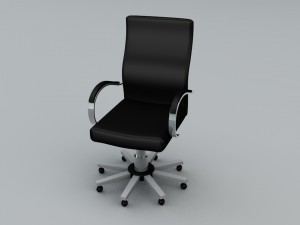 office table with chairs 3D 模型