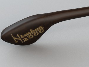 flying broom stick nimbus 2000 3D Model