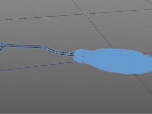 flying broom stick nimbus 2000 3D Model