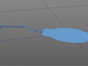 flying broom stick nimbus 2000 3D Model