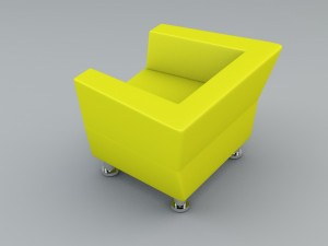 sofa and table Modèle 3D