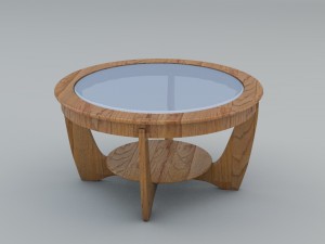 sofa and table Modèle 3D