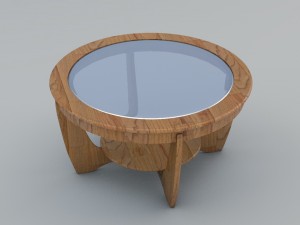 sofa and table Modèle 3D
