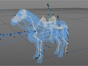 animated horse 3D Model