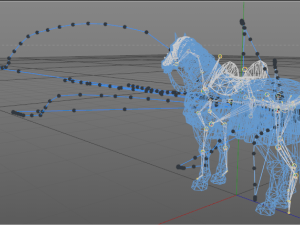 animated horse 3D Model