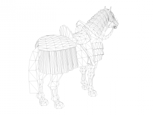 animated horse 3D Model