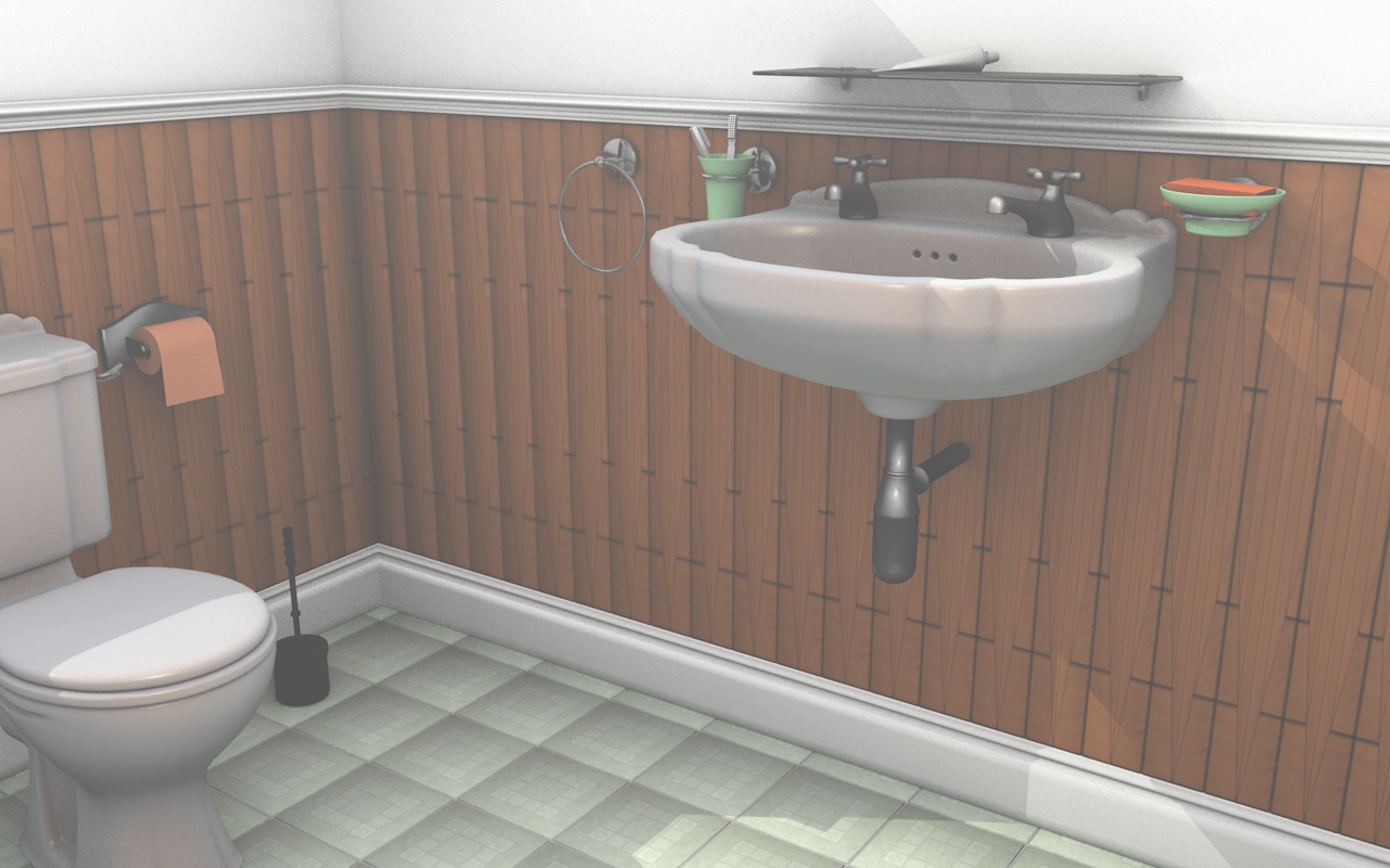 Bathroom 3d 3d Model In Bathroom 3dexport