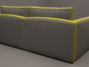 sofa denmark 3D 模型