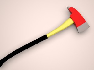 fire axe 3D Model