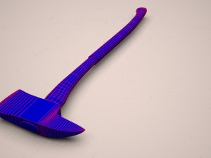 fire axe Model 3D