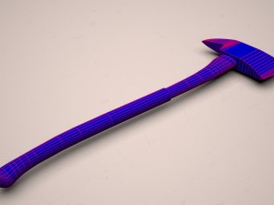 fire axe Model 3D