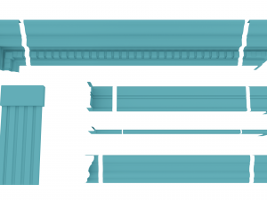 extensible moldings 3D Модель