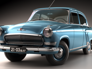 gaz volga 21 3rd series 1962 Model 3D