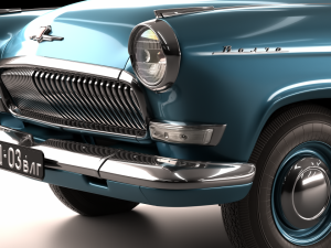 gaz volga 21 3rd series 1962 3D Model